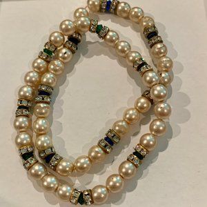 # 2 Pearl Bracelets.  Offers welcome!